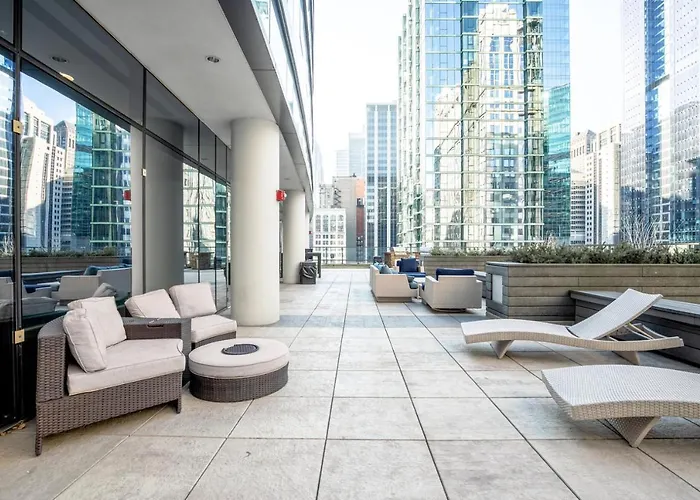 Apartamento Loop 1br W Pool Gym Nr Financial District Chi-261 *